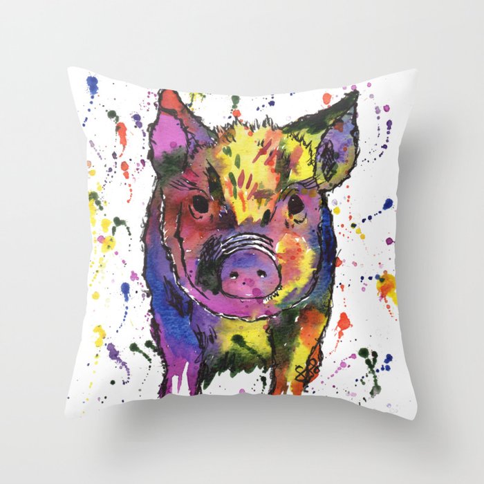 Pig deals throw pillows