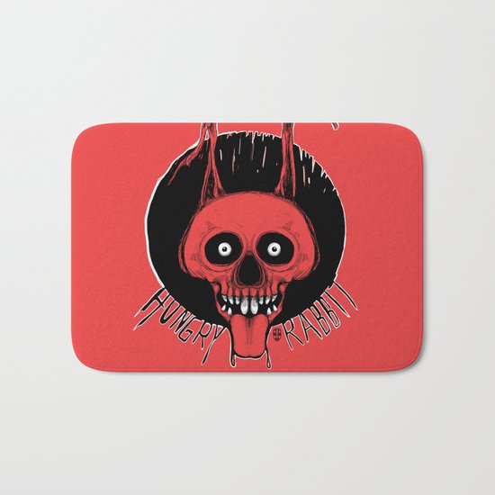 Hungry Rabbit Bath Mat