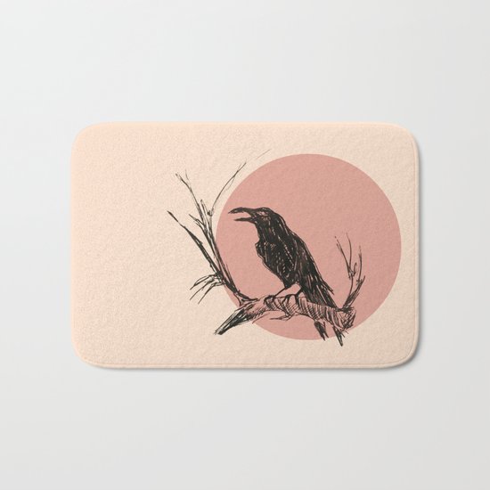 Crow edit version 3 Bath Mat