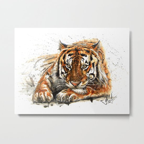 Tiger Metal Print