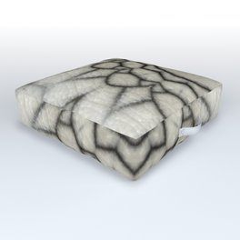 Raku cracks mandala Outdoor Floor Cushion