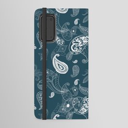 Paisley Blue  Android Wallet Case
