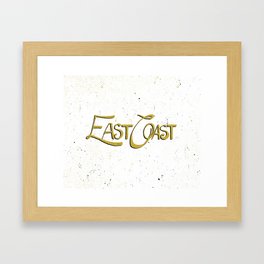 East Coast Framed Art Print