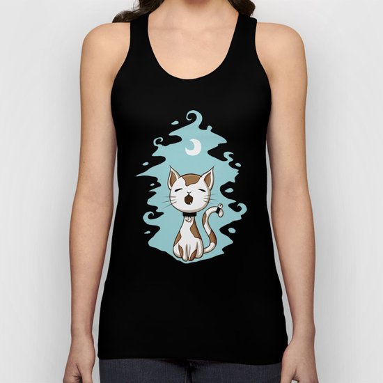 Singing Cat Unisex Tank Top