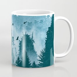 Redwood Forest Teal Adventure - National Parks Nature Photography Coffee Mug