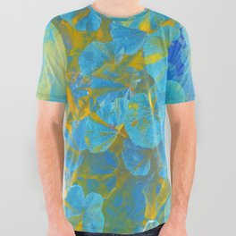 Catching a Leaf in The Wind All Over Graphic Tee