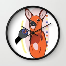 O Deer Wall Clock