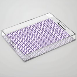 Purple XOXO Acrylic Tray