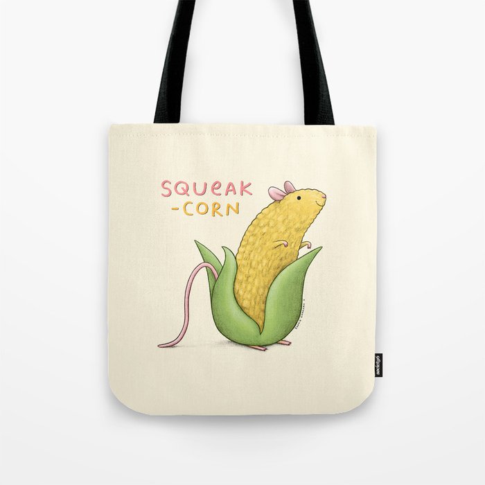 Squeak-corn Tote Bag