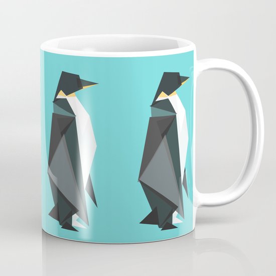 Fractal geometric emperor penguin Mug