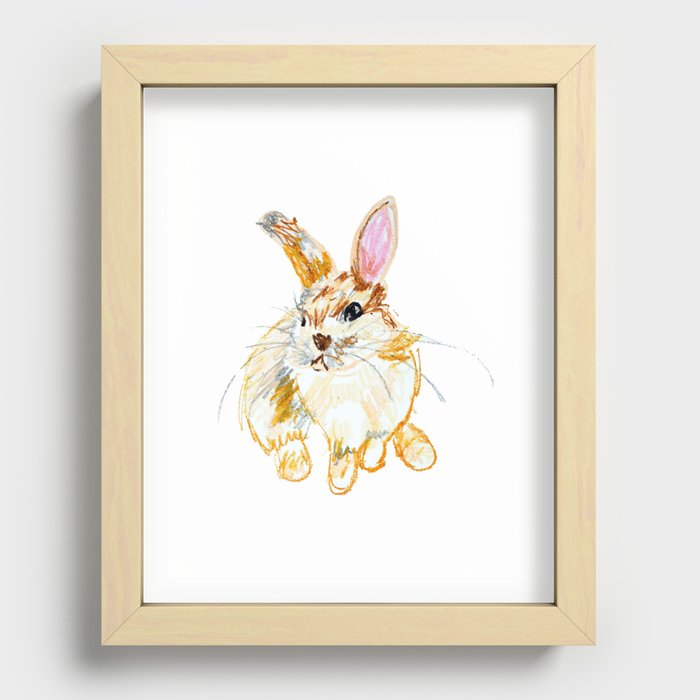Bunny Recessed Framed Print
