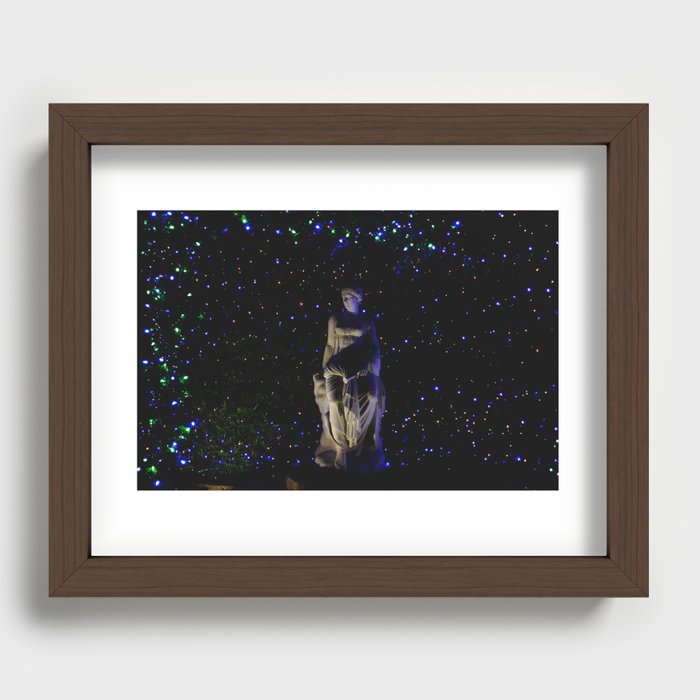 A whole universe in your head Recessed Framed Print