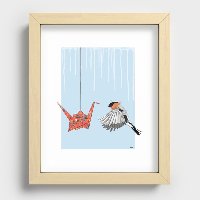 Birds #1 Recessed Framed Print
