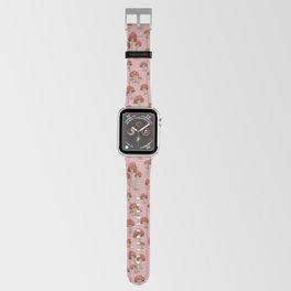 Magic Mushrooms in Pink Apple Watch Band