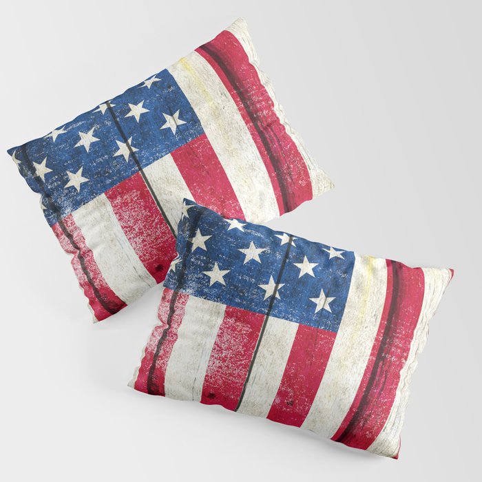 Vintage american flag pillow store