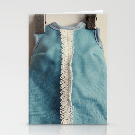 Doll Closet Series - Blue Dress Stationery Cards