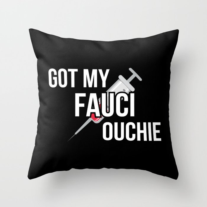 Fauci on the couch store pillow