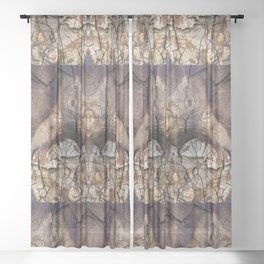 Dog-Wood Owl Sheer Curtain