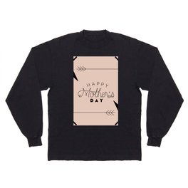 Mother's Day Arrow Square Long Sleeve T-shirt