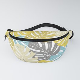 Colourful tropical leaves Fanny Pack
