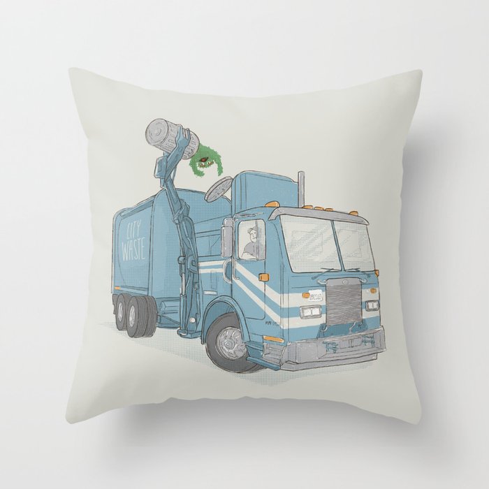 Curbside Pickup Throw Pillow