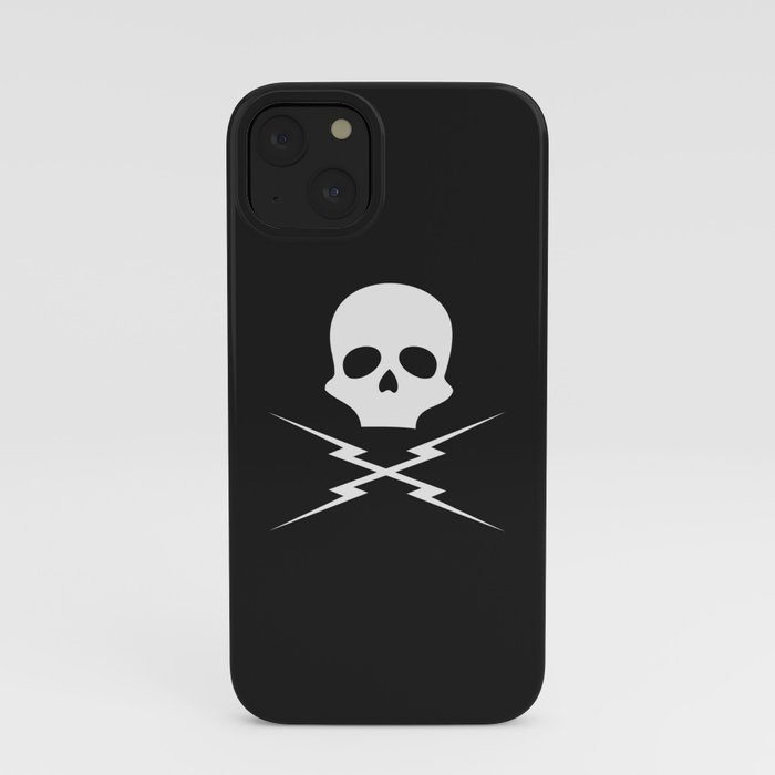 Skull / Death Proof / Movie Logo / Quentin Tarantino / Metal / Lightning Bolts / Halloween iPhone Case