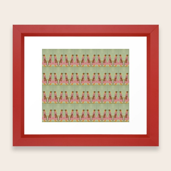 Akbar Mughal Emperor Folk Hero Framed Art Print By Thethoughtfuldesignco Society6