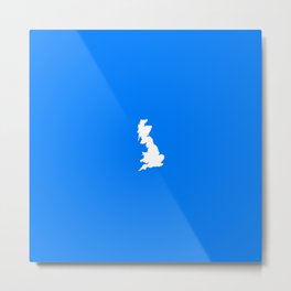 Shape of United Kingdom (uk) Metal Print