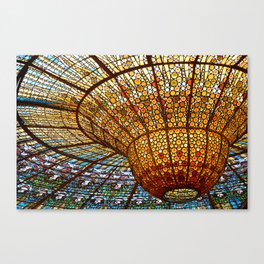 Palau de la Musica Catalana Canvas Print