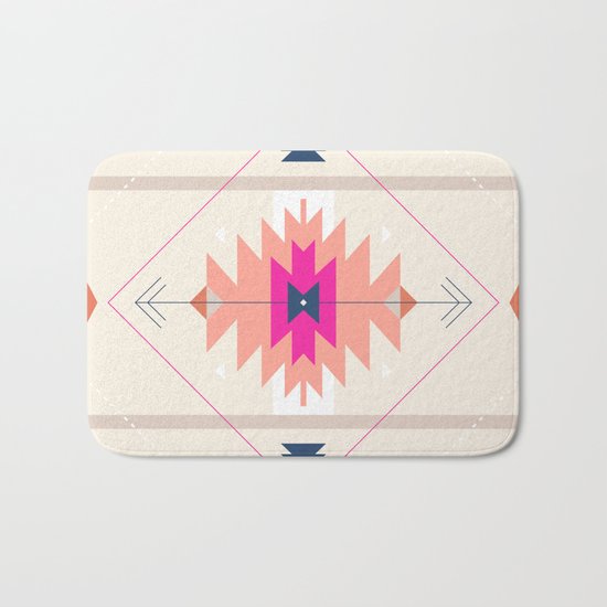 Kilim Inspired Bath Mat