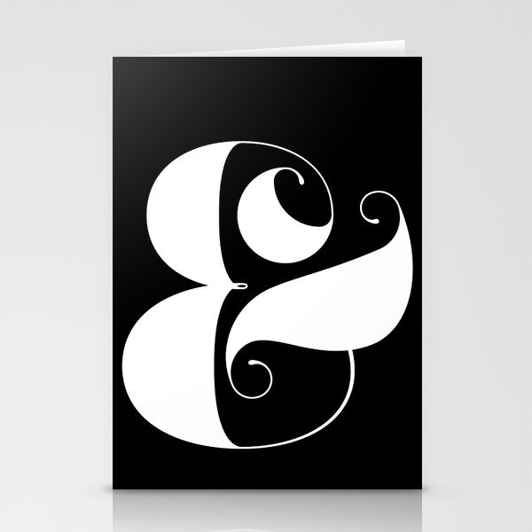 Inverse Ampersand Stationery Cards