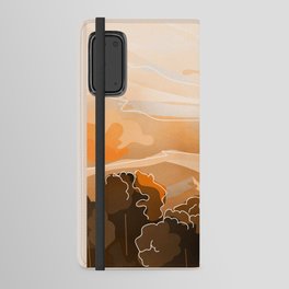 Peaceful Summer Wind Sunset Android Wallet Case