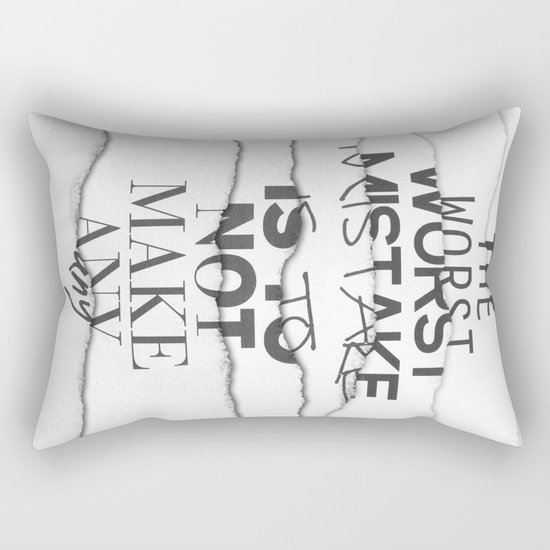 The Worst Mistake Rectangular Pillow