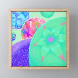 The Planets of the Layerverse Framed Mini Art Print
