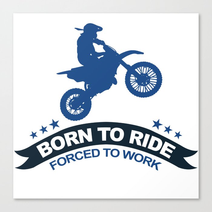 Born To Ride Canvas Print