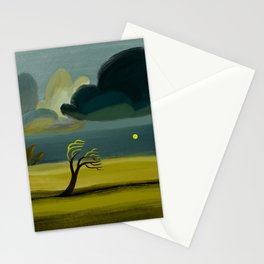 In the wind Stationery Cards