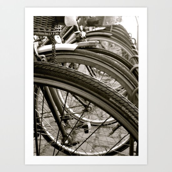 Bike København Art Print