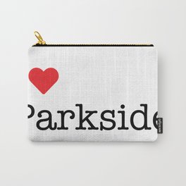 I Heart Parkside, PA Carry-All Pouch | White, Typewriter, Iloveparkside, Red, Pa, Pennsylvania, Heart, Graphicdesign, Love, Parkside 