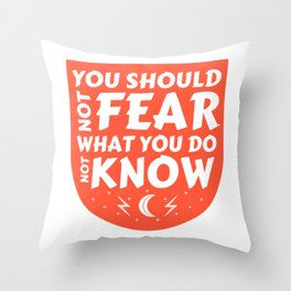 Fear Throw Pillow