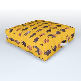 Rhino and Stag Outdoor Floor Cushion