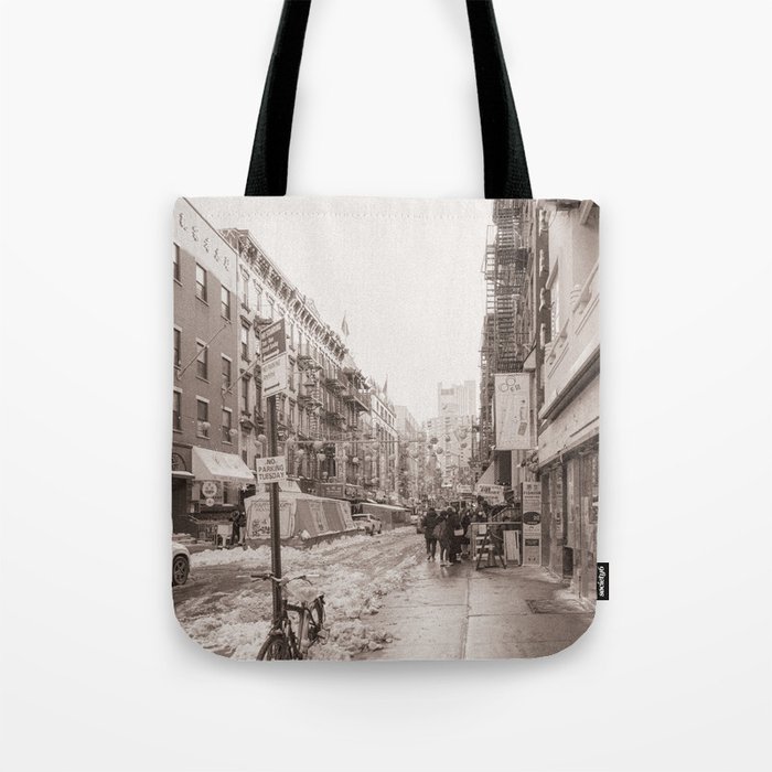 New York City Street | Vintage Style Photography Tote Bag