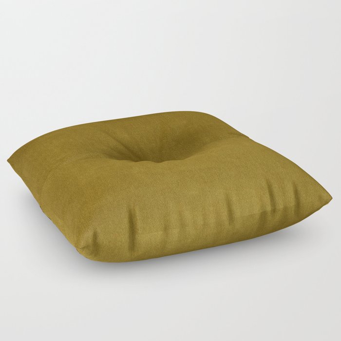 Mustard Velvet Floor Pillow