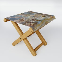 Renaissance Painting The Harmony between Religion and Science Folding Stool
