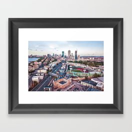Boston City Framed Art Print
