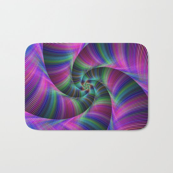 Spiral tentacles Bath Mat