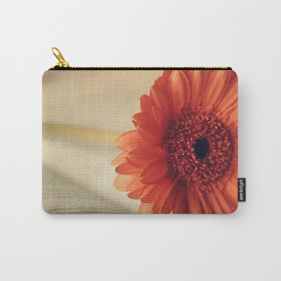 Golden Sunlight Orange Gerbera Carry-All Pouch