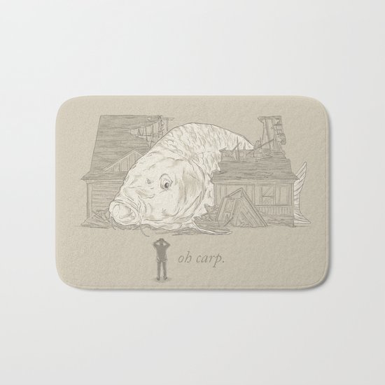 Oh carp. Bath Mat