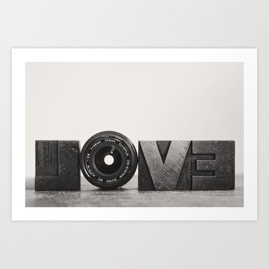 love is ... Art Print