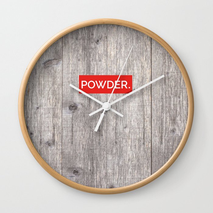 Powder Days Best Days Wall Clock