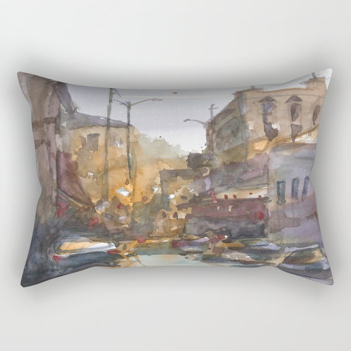Urban Street Rectangular Pillow